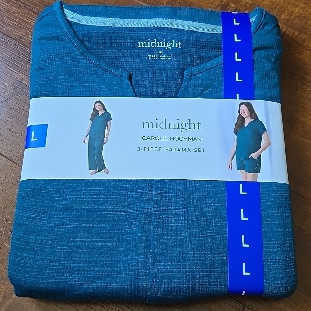 Midnight Carole Hochman  3-Piece Pajama Set